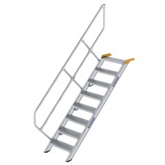 MUNK Treppe 45°  inkl. einen Handlauf, 600mm Stufenbreite, 8 Stufen