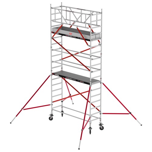 Altrex Fahrgerüst RS Tower 51 Aluminium mit Fiber-Deck Plattform 6,20m AH schmal 0,75x1,85m