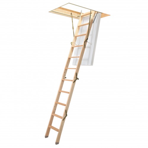 Topleiter | Dolle Bodentreppe mini 4-teilig bis 270cm Raumhöhe mit U-Wert  0,64 Standardmaße
