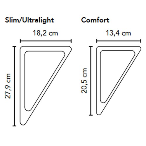 Klapster Slim/Ultralight Deckenwinkel in Birke natur für geringe Deckenstärken
