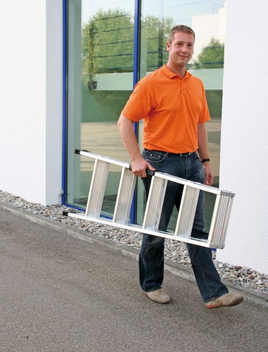 MUNK Stehleiter beidseitig begehbar mit clip-step R13 2x8 Stufen