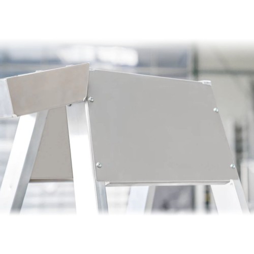 MUNK Sicherheits- Stufen-Stehleiter beidseitig begehbar 2x4 Stufen
